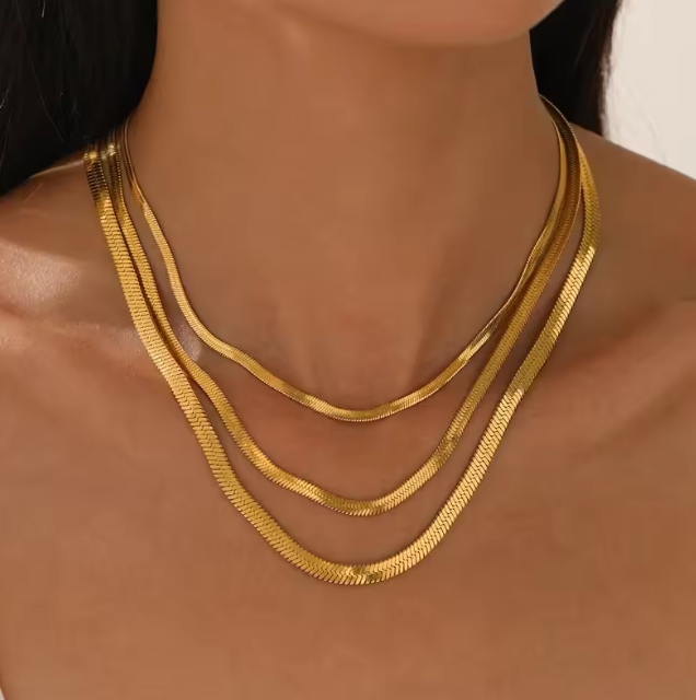 Maya Gold Snake Chain